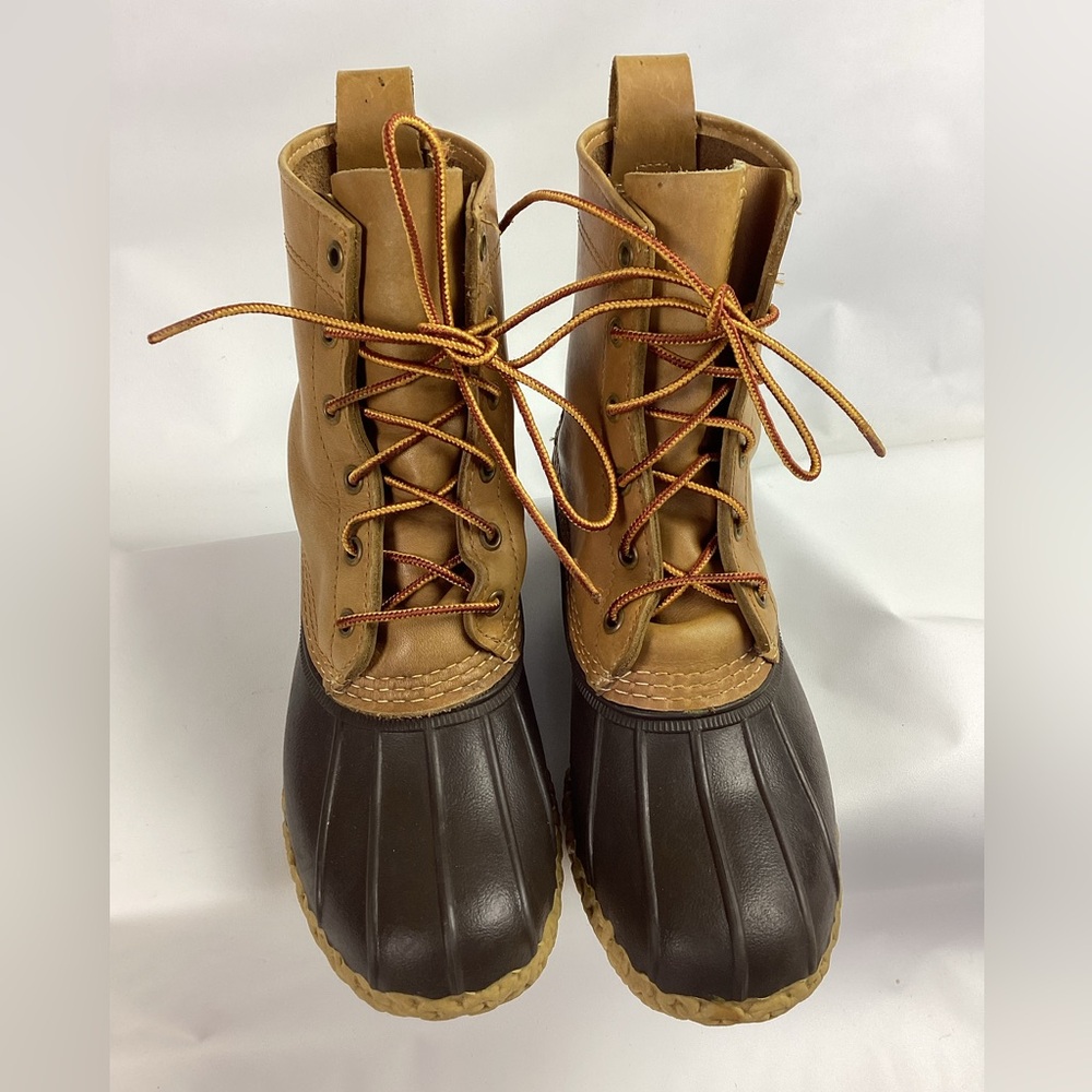 L.L. Bean Hunting Boots with Chain sole in Tan Leather